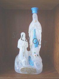 アンティーク　フランス　ルルドの泉　奇跡の聖水ボトル