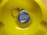 アンティーク　CADILLAC（キャデラック）家電ブランドのフレンチキーホルダー