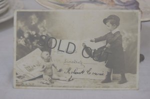 画像1: 1903年　フランスアンティーク　郵便配達屋さん　ポストカード
