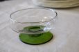画像4: イギリス　ヴィンテージのグリーンのデザートグラス　