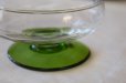 画像5: イギリス　ヴィンテージのグリーンのデザートグラス　