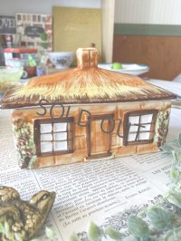 イギリス茅葺き屋根のお家バターケース