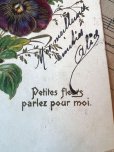 画像5: フランス 小さな花が私に語りかけます 1906年のカード
