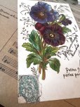 画像3: フランス 小さな花が私に語りかけます 1906年のカード