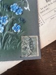 画像8: フランス 勿忘草 美しい緑青の1904年のカード