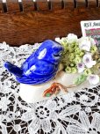 画像5: イギリス 　青い鳥のポージー花瓶