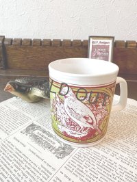イギリス アールデコ 鳥のマグカップ