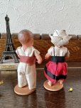 画像15: フランス セルロイド人形 民族衣装を着た男の子と女の子