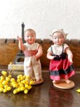 画像10: フランス セルロイド人形 民族衣装を着た男の子と女の子