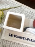 画像12: フランス フラッパーガール インク壺とペン置き