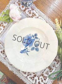 仏 ディゴワン＆サルグミンヌ 青いバラのスープ皿(A)