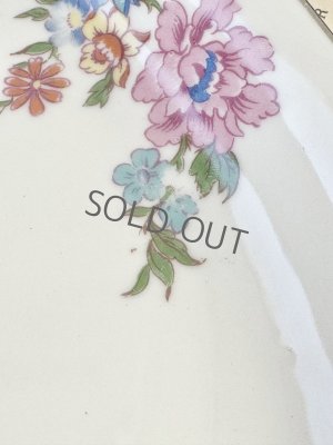 画像8: フランス シルバー縁のお花ラヴィエ