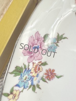 画像7: フランス シルバー縁のお花ラヴィエ