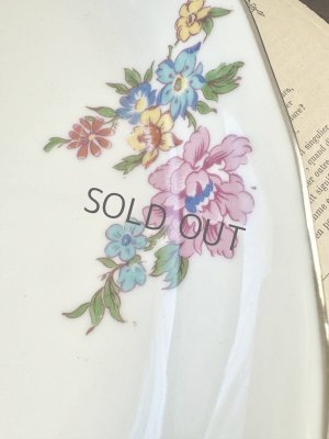 画像6: フランス シルバー縁のお花ラヴィエ