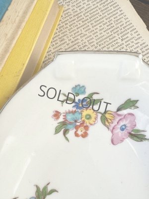 画像5: フランス シルバー縁のお花ラヴィエ