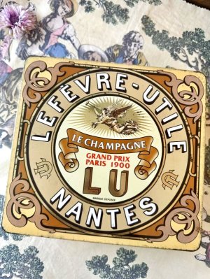 画像1: フランス LUのシャンパンシリーズビスケット缶　