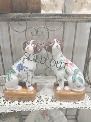 画像1: イギリス スタッフォードシャードッグ flower