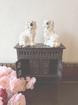 画像2: イギリス スタッフォードシャードッグ ホワイト