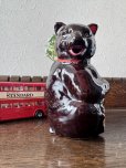 画像1: イギリス つぶらな瞳の黒熊ミルクピッチャー (1)