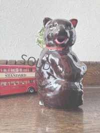 イギリス つぶらな瞳の黒熊ミルクピッチャー