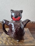 画像22: イギリス つぶらな瞳の黒熊ティーポット