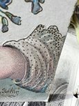 画像9: フランス  重ねた手とスミレ 1907年のカード再会