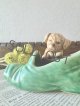 イギリス  SylvaC 仔犬と靴の小物入れ