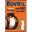 画像10: イギリス BOVRIL 琥珀色のボトル 16オンス (10)