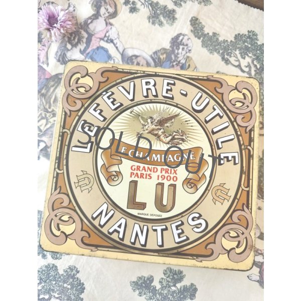 画像1: フランス LUのシャンパンシリーズビスケット缶　 (1)