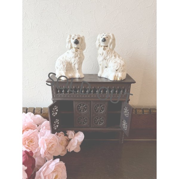 画像2: イギリス スタッフォードシャードッグ ホワイト (2)